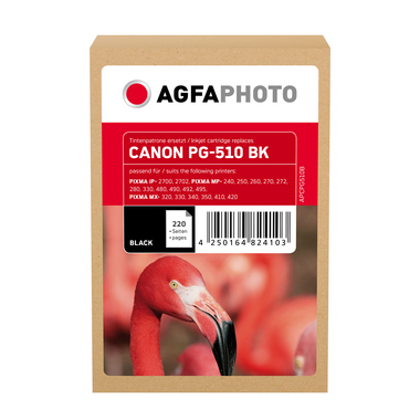 AgfaPhoto Tintenpatrone PG-510BK Produktbild pa_produktabbildung_1 L