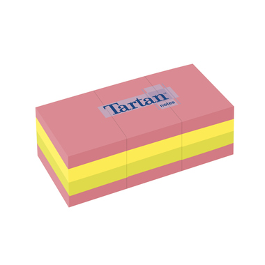 Tartan(TM) Haftnotiz Neon Notes 12 Block/Pack. 38 x 51 mm (B x H) Produktbild