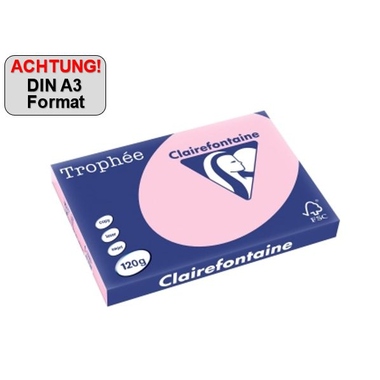 Clairefontaine Kopierpapier Trophée Color DIN A3 160 g/m² rosa Produktbild