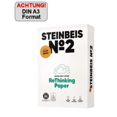 Steinbeis Kopierpapier No. 2 Trend White DIN A3 Produktbild pa_stellvertreter_1 L