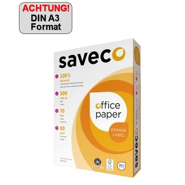 Saveco Kopierpapier Orange Label DIN A3 Produktbild