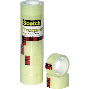 Scotch® Klebefilm 550 19 mm x 10 m (B x L) 8 St./Pack. Produktbild pa_produktabbildung_1 L