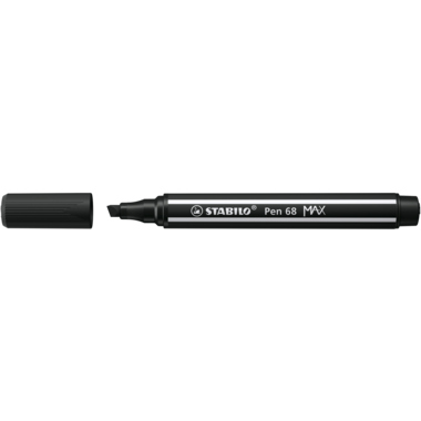 STABILO® Fasermaler Pen 68 MAX schwarz Produktbild