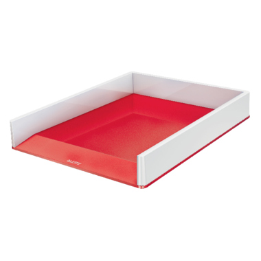 Leitz Briefablage WOW Duo Colour rot/weiß Produktbild