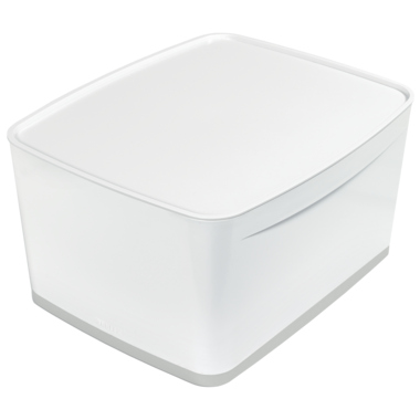Leitz Aufbewahrungsbox MyBox® 31,8 x 19,8 x 38,5 cm (B x H x T) weiß/grau Produktbild