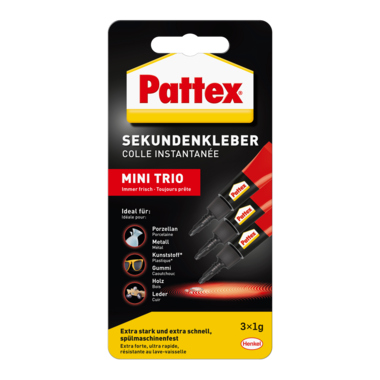 Pattex Sekundenkleber MINI TRIO Produktbild pa_produktabbildung_1 L