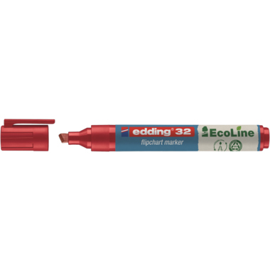 edding Flipchartmarker 32 EcoLine rot Produktbild