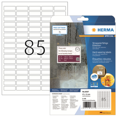 HERMA Folienetikett SPECIAL 37 x 13 mm (B x H) Produktbild pa_produktabbildung_1 L