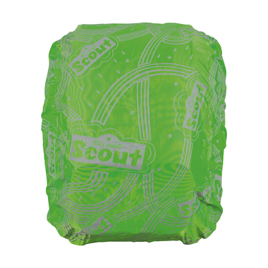 SCOUT Regenschutz Neon Safety Cape grün Produktbild