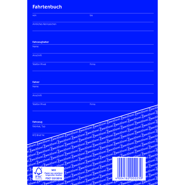 Avery Zweckform Fahrtenbuch Produktbild pa_produktabbildung_2 L