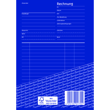 Avery Zweckform Rechnung DIN A5 Produktbild pa_produktabbildung_3 L