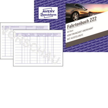 Avery Zweckform Fahrtenbuch Produktbild pa_produktabbildung_1 L