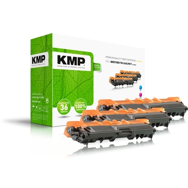 KMP Toner Kompatibel mit Brother TN-246C, TN-246M, TN-246Y cyan, magenta, gelb Produktbild pa_produktabbildung_1 L