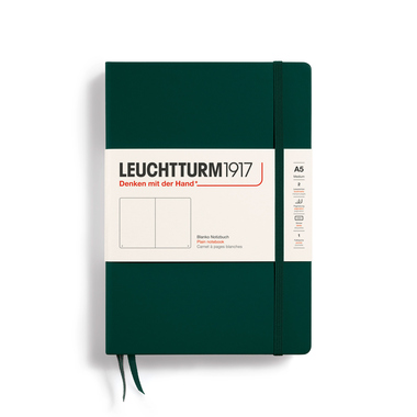 LEUCHTTURM Notizbuch Medium Natural Colours Hardcover blanko forest green Produktbild pa_produktabbildung_1 L