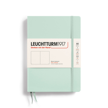 LEUCHTTURM Notizbuch Medium Natural Colours Hardcover blanko mint green Produktbild