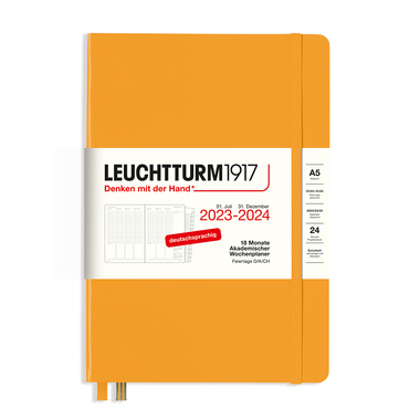 LEUCHTTURM Buchkalender Medium DIN A5 2023-2024 rising sun Produktbild