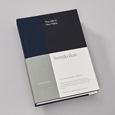 Semikolon Tagebuch 5 Jahre The Life in Your Years midnight Produktbild