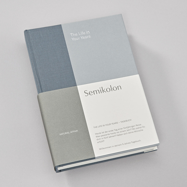 Semikolon Tagebuch 5 Jahre The Life in Your Years sea salt Produktbild