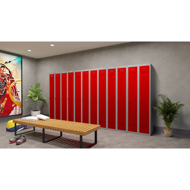 Phoenix Kleiderspind Personal Locker rot Produktbild pa_ohnedeko_2 L
