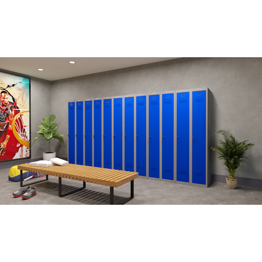 Phoenix Kleiderspind Personal Locker blau Produktbild pa_ohnedeko_2 L