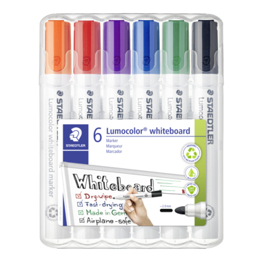 STAEDTLER® Whiteboardmarker Lumocolor® 351 6 St./Pack. Produktbild