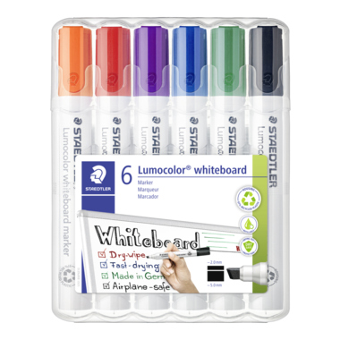 STAEDTLER® Whiteboardmarker Lumocolor® 351 B 6 St./Pack. Produktbild