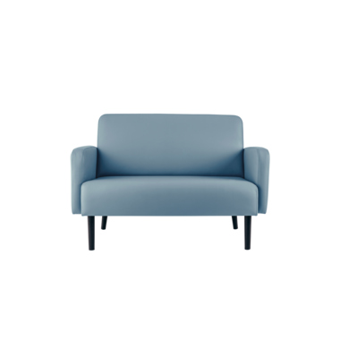 Paperflow Sofa easyChair LISBOA 2 Sitzeinheiten Kunstleder (79 % PVC, 21 % PES) blau Produktbild