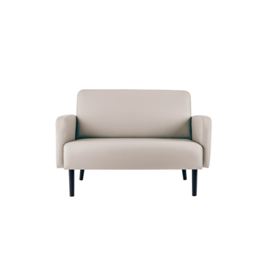 Paperflow Sofa easyChair LISBOA 2 Sitzeinheiten Kunstleder (79 % PVC, 21 % PES) weiß Produktbild