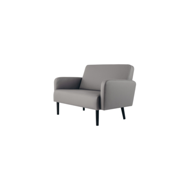Paperflow Sofa easyChair LISBOA 2 Sitzeinheiten Kunstleder (79 % PVC, 21 % PES) mausgrau Produktbild pa_produktabbildung_2 L