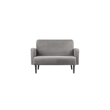 Paperflow Sofa easyChair LISBOA 2 Sitzeinheiten Samt (100 % Polyester) grau Produktbild