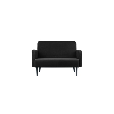 Paperflow Sofa easyChair LISBOA 2 Sitzeinheiten Samt (100 % Polyester) schwarz Produktbild