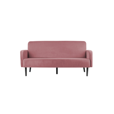 Paperflow Sofa easyChair LISBOA 3 Sitzeinheiten Samt (100 % Polyester) rose Produktbild