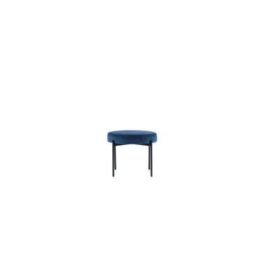 Paperflow Sitzhocker GAIA Samt (100 % Polyester) blau Produktbild