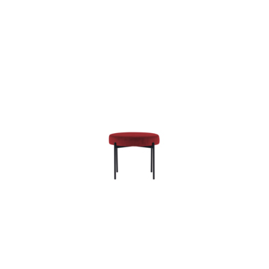 Paperflow Sitzhocker GAIA Samt (100 % Polyester) rot Produktbild