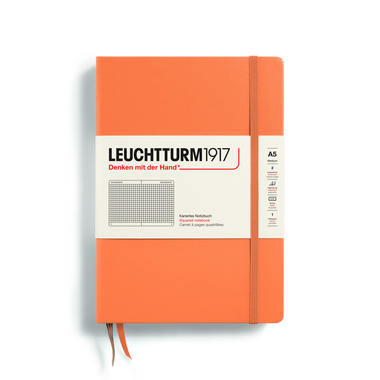 LEUCHTTURM Notizbuch Re:combine your thoughts Medium Hardcover kariert apricot Produktbild