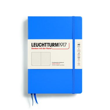 LEUCHTTURM Notizbuch Re:combine your thoughts Medium Hardcover punktkariert (dotted) sky Produktbild