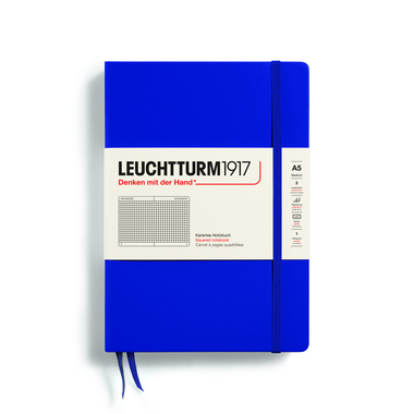 LEUCHTTURM Notizbuch Re:combine your thoughts Medium Hardcover kariert ink Produktbild