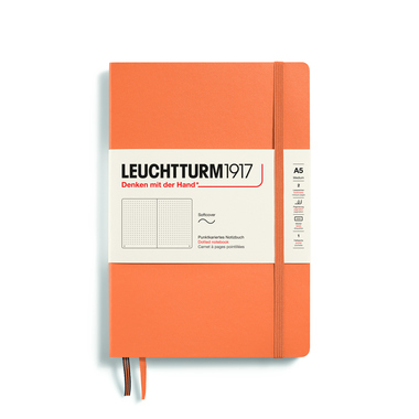 LEUCHTTURM Notizbuch Re:combine your thoughts Medium Softcover punktkariert (dotted) apricot Produktbild