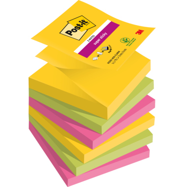 Post-it® Haftnotiz Super Sticky Z-Notes Carnival Collection Produktbild