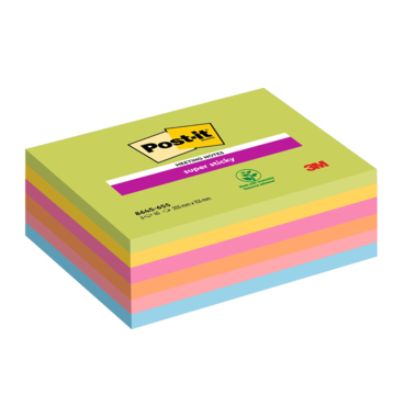 Post-it® Haftnotiz Super Sticky Meeting Notes 45 Bl./Block 6 Block/Pack. Produktbild