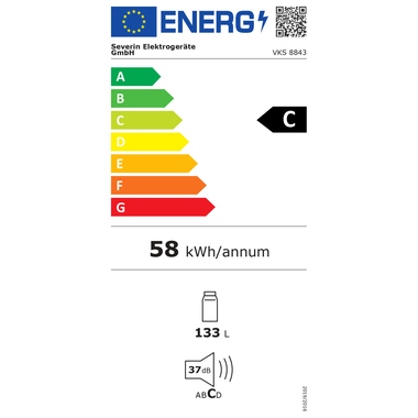 Energieeffizienzklasse: C