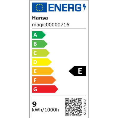 Energieeffizienzklasse: E