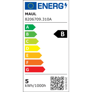 Energieeffizienzklasse: B