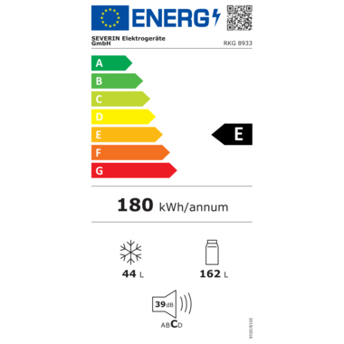 Energieeffizienzklasse: E