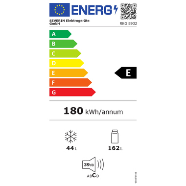 Energieeffizienzklasse: E