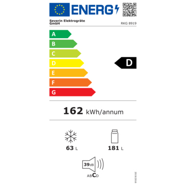 Energieeffizienzklasse: D