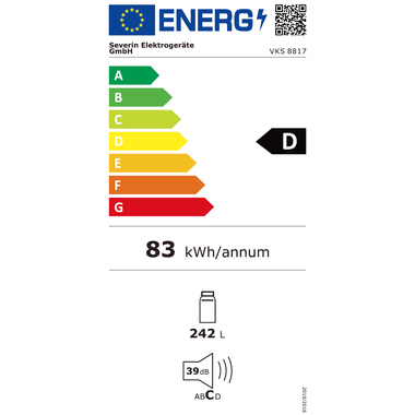 Energieeffizienzklasse: D