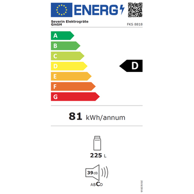 Energieeffizienzklasse: D