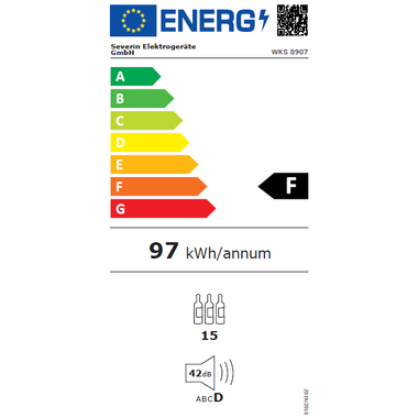 Energieeffizienzklasse: F