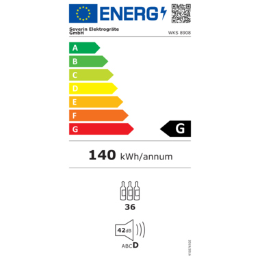 Energieeffizienzklasse: G